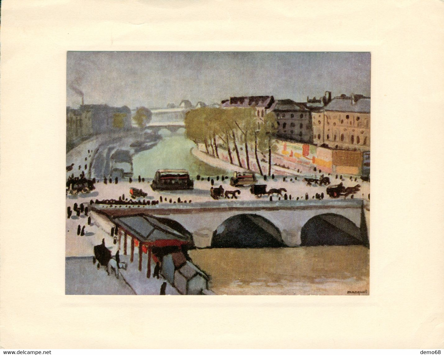 Paris 75 Pont St Michel Paris Albert Marquet Artiste Peintre Musée De Grenoble  édition Braun  Et Cie - Zonder Classificatie