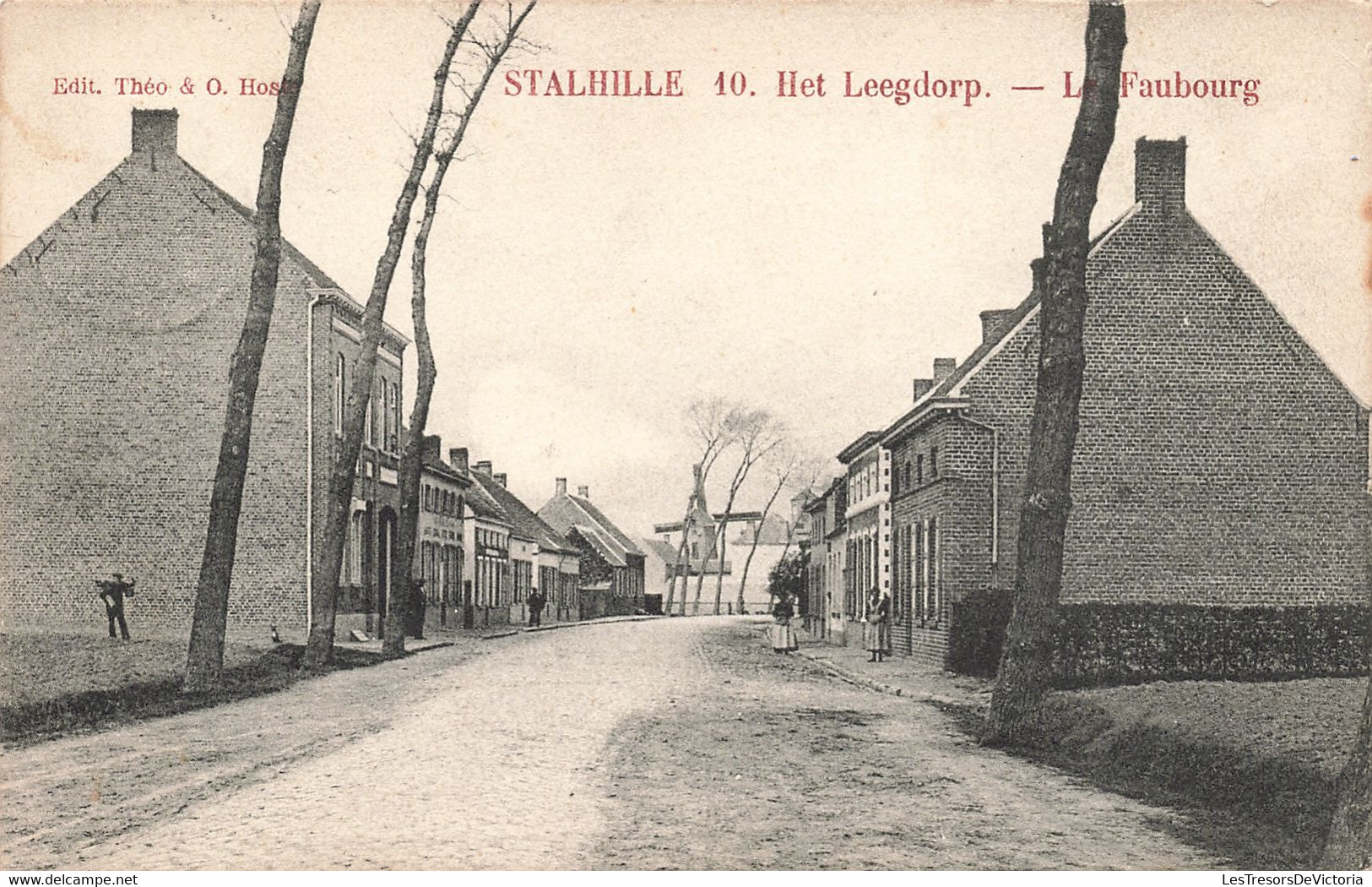 Belgique - Stalhille - Het Leegdorp - Le Faubourg - Edit. Théo Et O. Hoste - Animé - Carte Postale Ancienne - Brugge