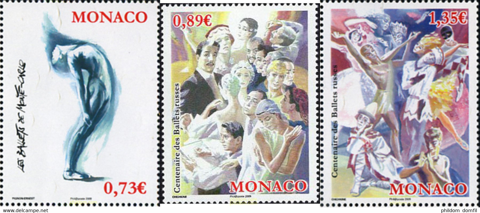 277315 MNH MONACO 2009 BALLET - Autres & Non Classés