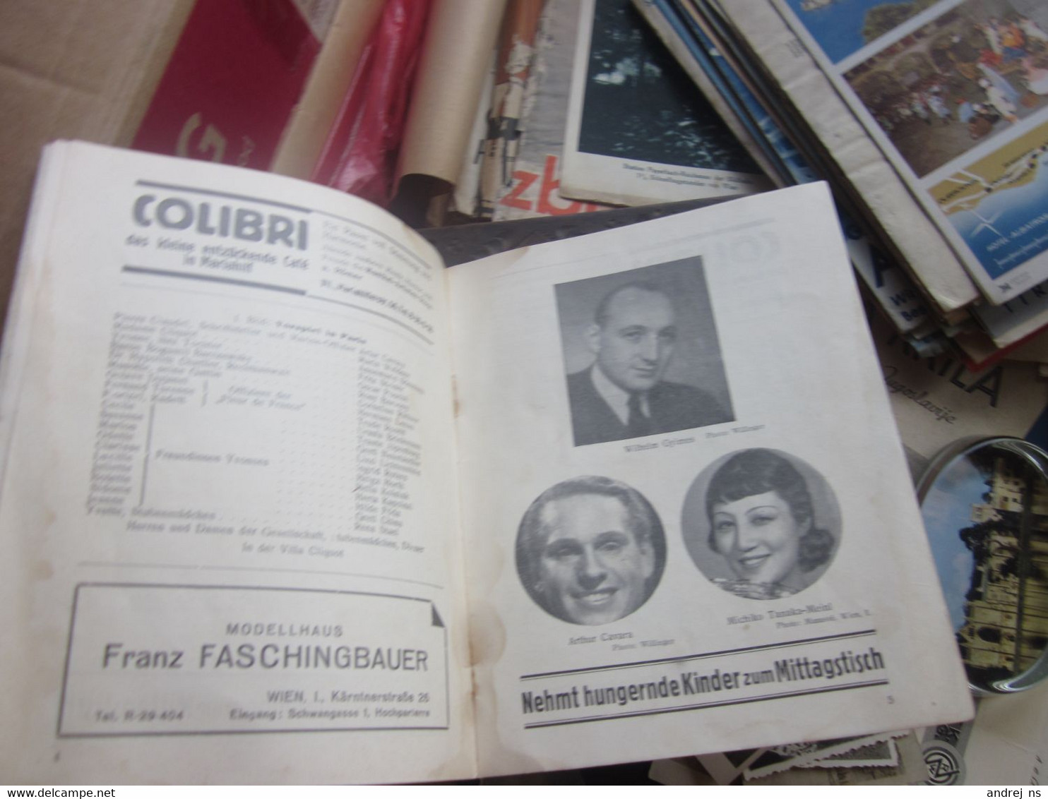 Das Programmheft Des Theaters An Der Wien 1935-36 Dschainah  Das Madchen Aus Dem Tanzhaus - Programmes