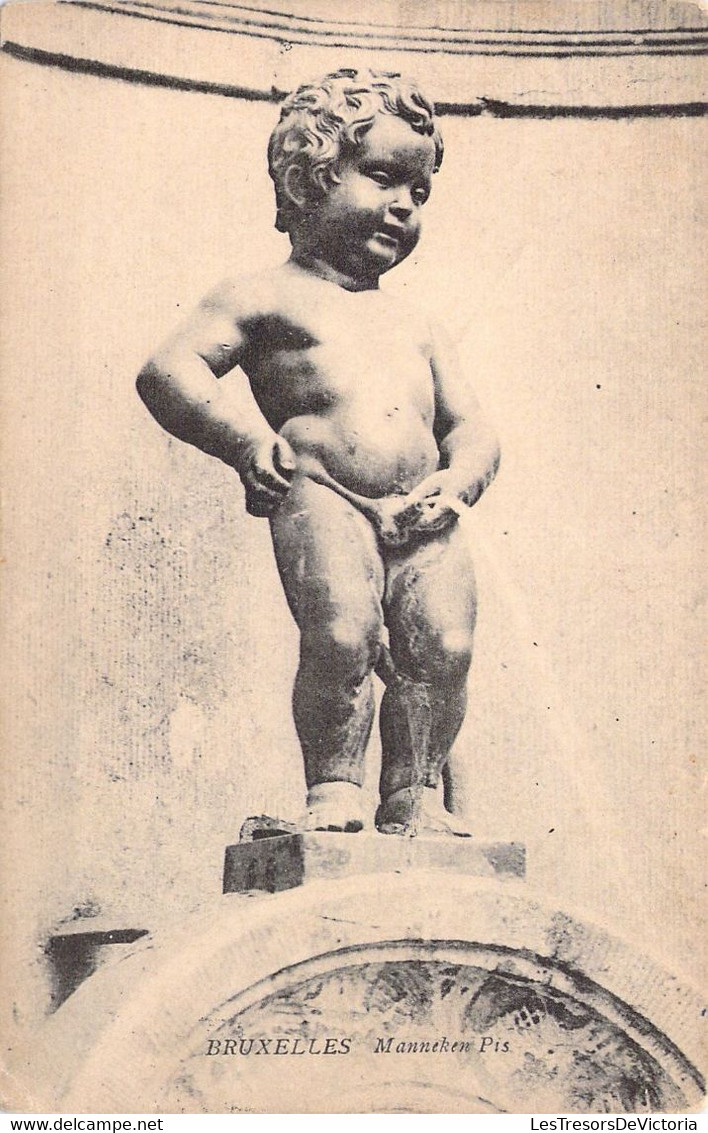 BELGIQUE - Bruxelles - Manneken Pis - Carte Postale Ancienne - Celebridades