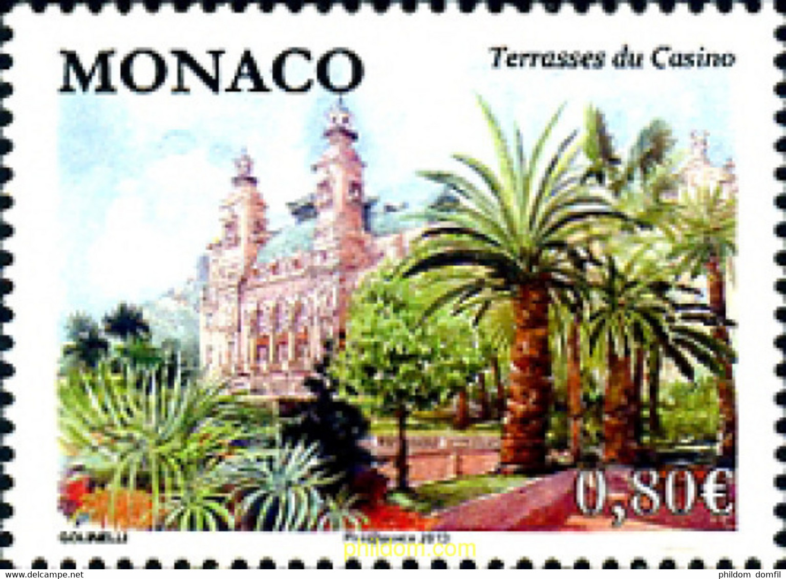 298286 MNH MONACO 2013 LAS TERRAZAS DEL CASINO - Otros & Sin Clasificación