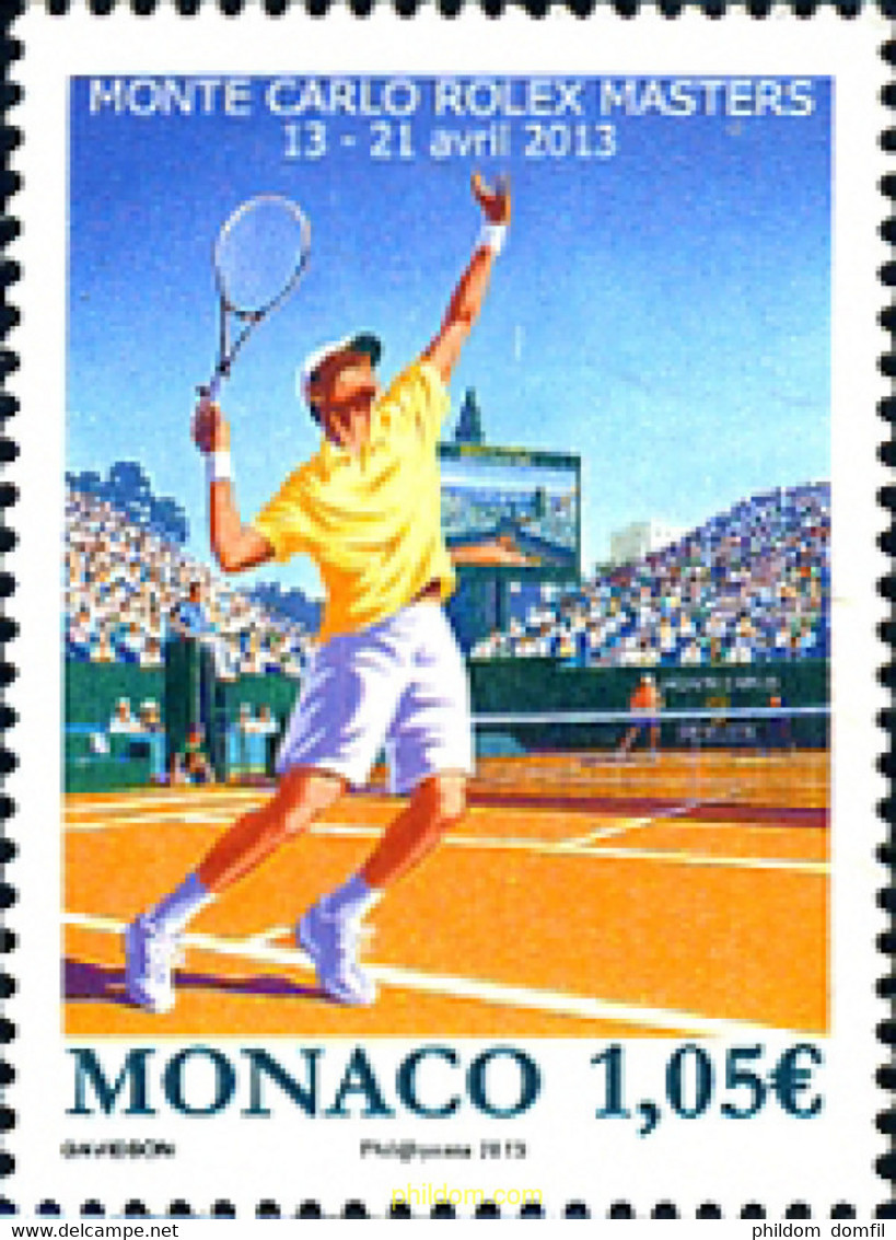 300175 MNH MONACO 2013 MASTER ROLEX DE TENIS - Other & Unclassified