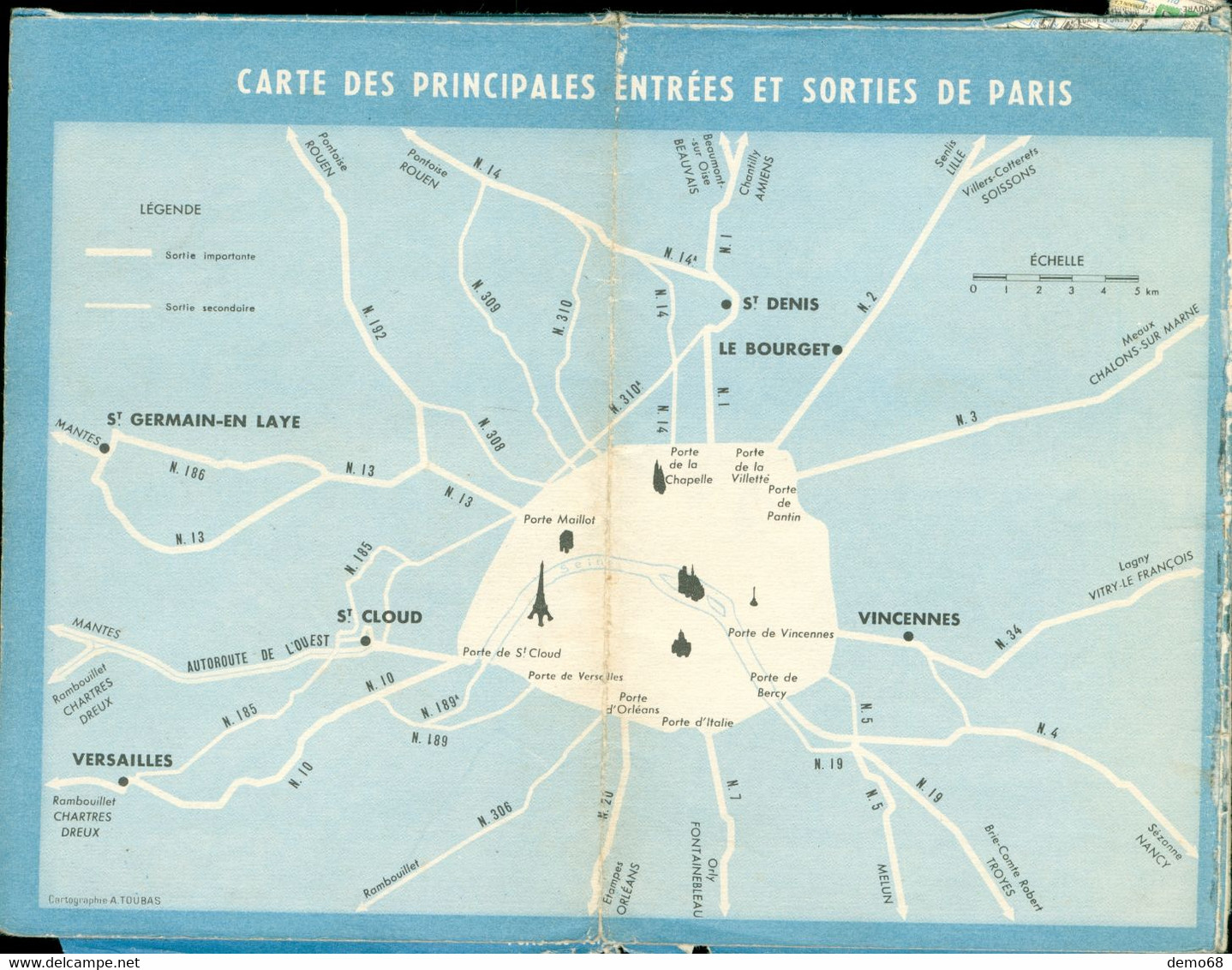 Ancien Plan De Paris + Lignes Metro + Liste Des Ambassades éd F Lagoutte (petites Déchirures Et Trous Dans Les Plis ) - Zonder Classificatie