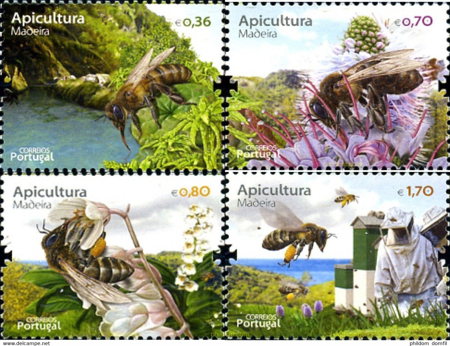 305849 MNH MADEIRA 2013 APICULTURA - Araignées