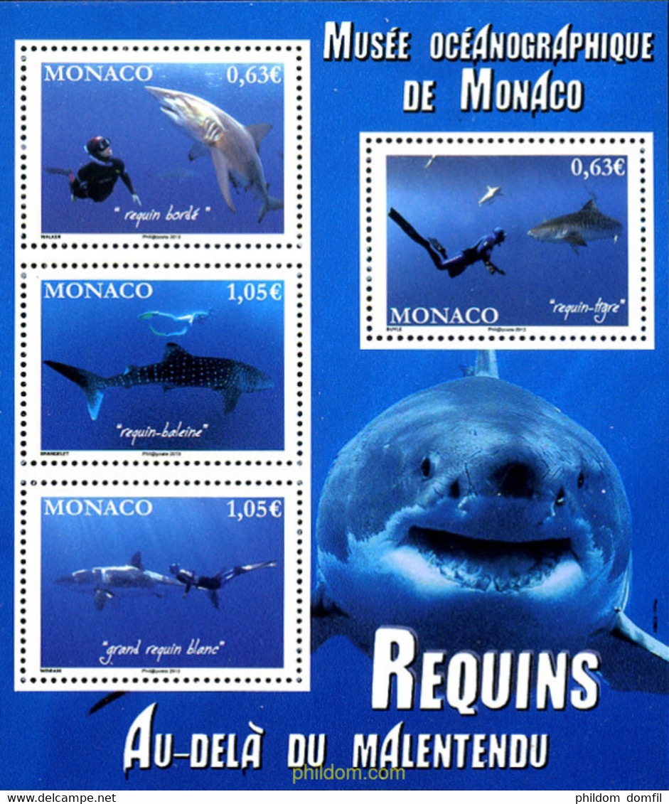 306216 MNH MONACO 2013 TIBURONES - Other & Unclassified