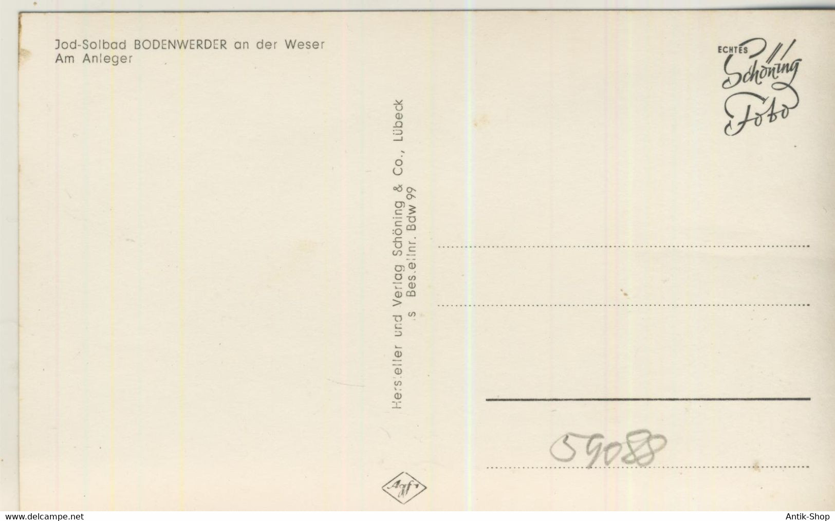 Jod-Solbad Bodenwerder An Der Weser - Am Anleger - Strandhotel - Von 1954 (59088) - Bodenwerder