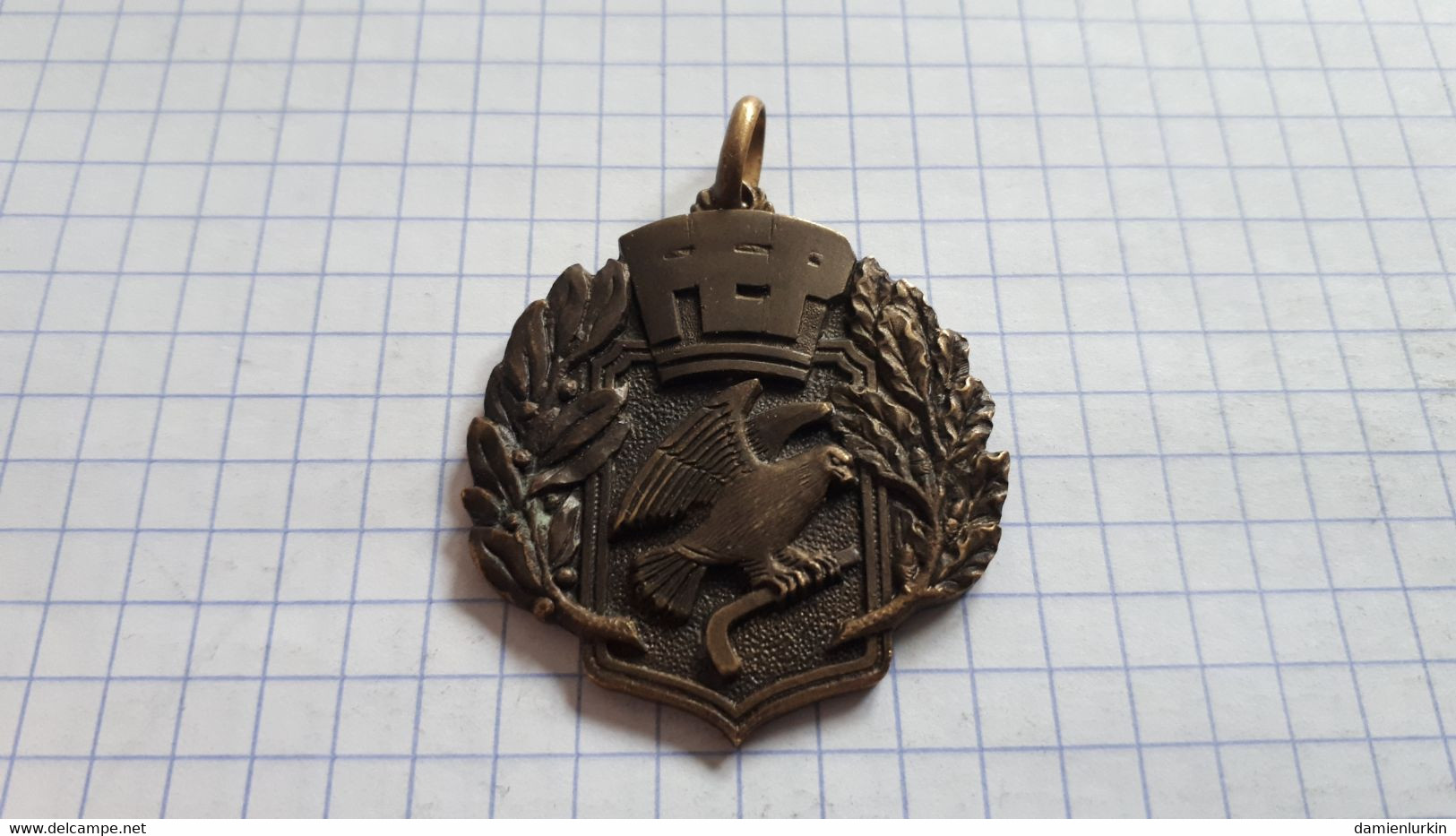 ESPAGNE BARCELONE NOVEMBRE 1955 FEDERACION ESPANOLA PATINAJE MEDAILLE RINK HOCKEY PATINS A ROULETTES 42/37MM 18.3GR - Professionnels/De Société