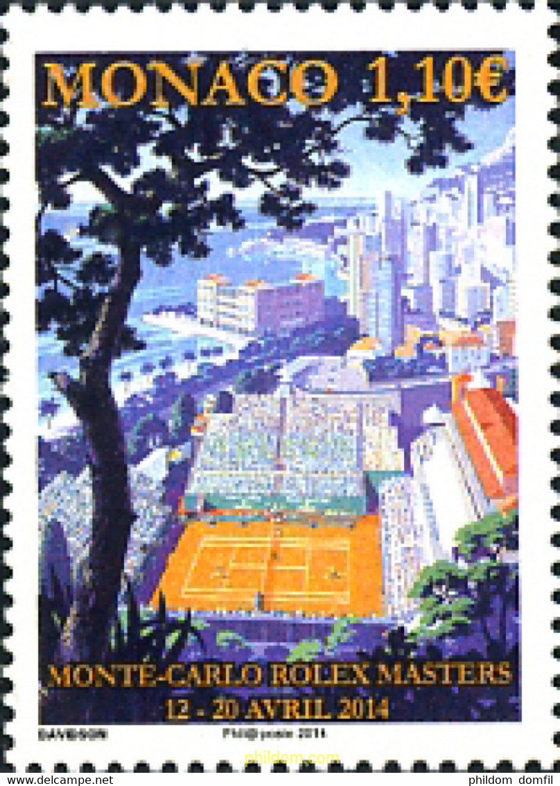 317799 MNH MONACO 2014 TORNEO DE TENIS - Sonstige & Ohne Zuordnung