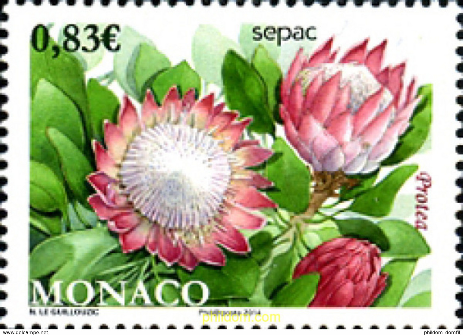 321883 MNH MONACO 2014 FLORES - SEPAC - Other & Unclassified