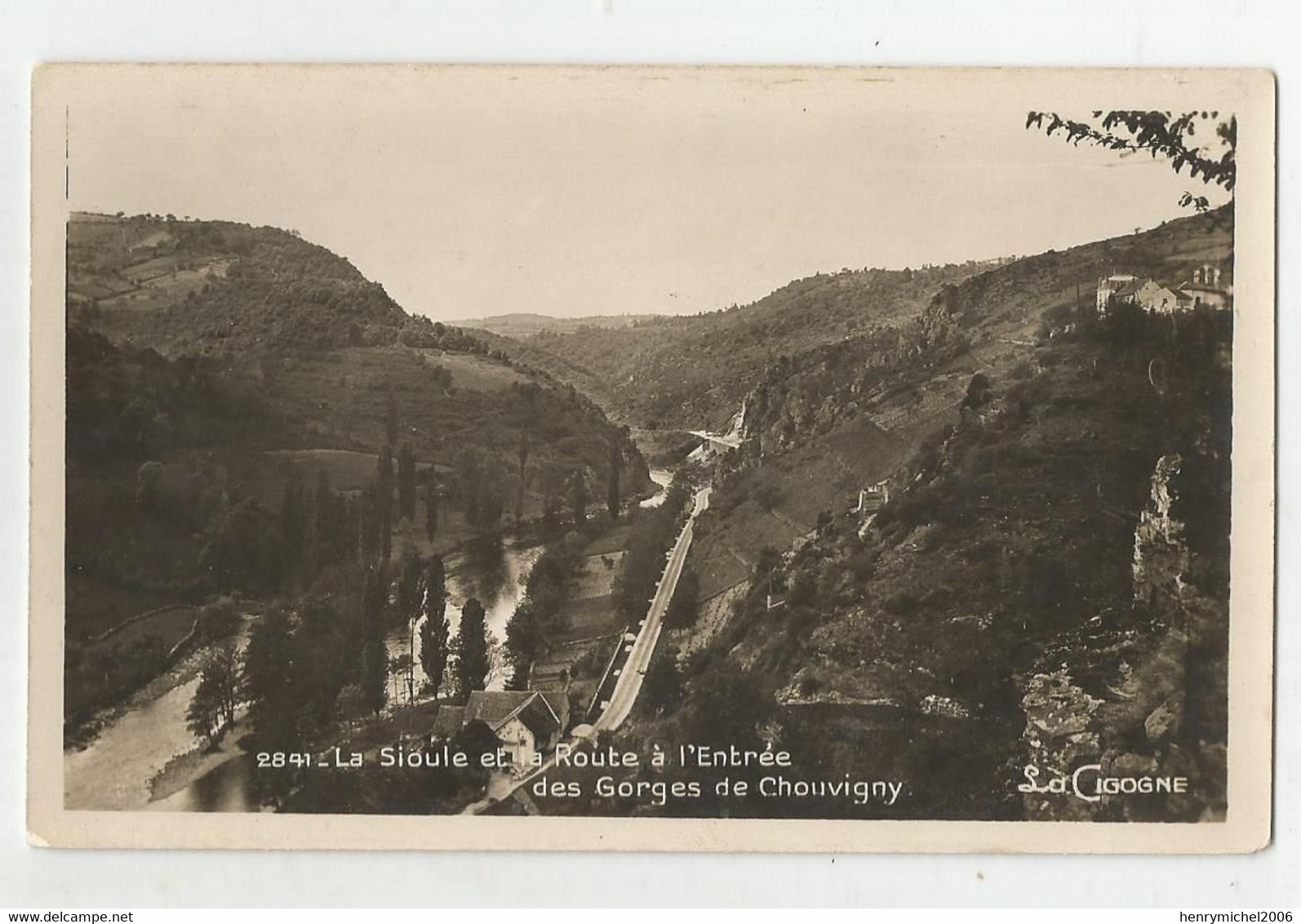 03 Allier La Sioule Et Route A L'entrée Des Gorges De Chouvigny Chauvigny ? - Sonstige & Ohne Zuordnung