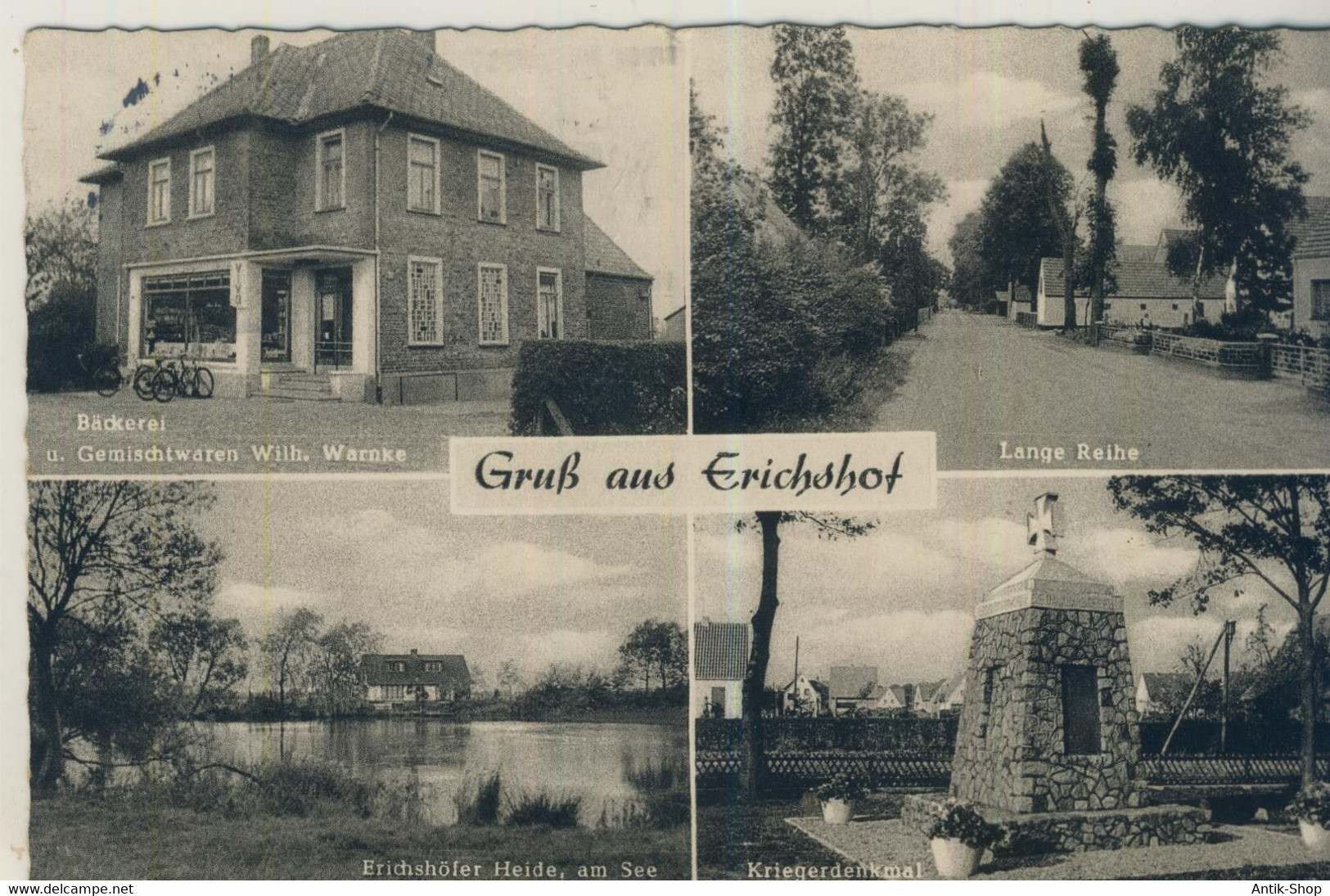 Gruß Aus Erichshof - 4 Ansichten - Von 1968 (59092) - Weyhe