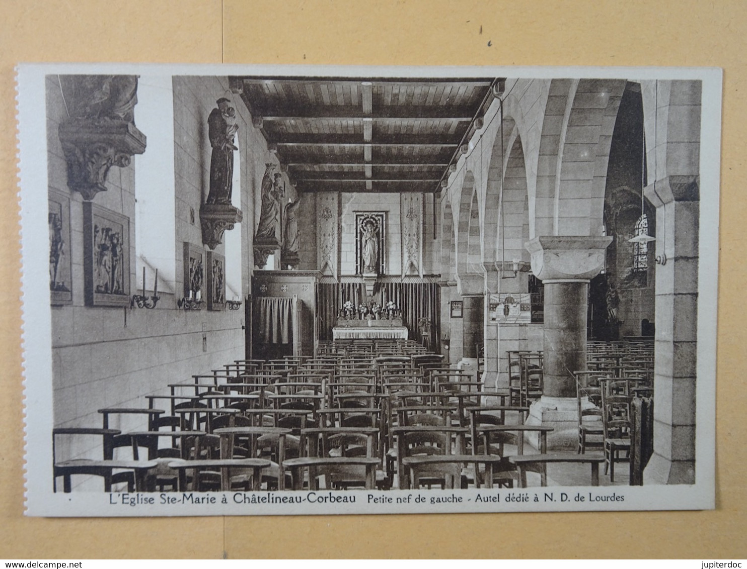 L'Eglise Ste-Marie à Châtelineau-Corbeau Petite Nef De Gauche Autel Dédié à N.D. De Lourdes - Chatelet
