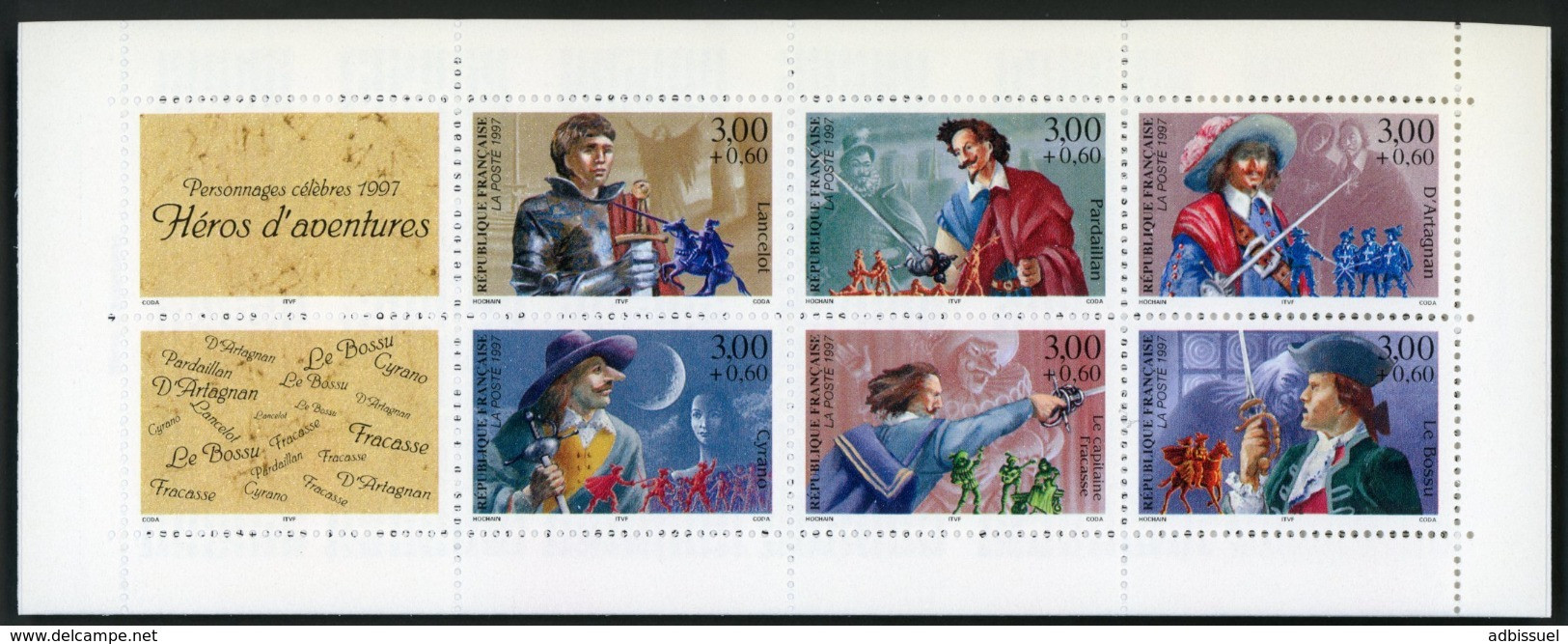 BC 3121 NEUF TB / PERSONNAGES Célèbres 1997, Héros D'aventures / Valeur Timbres : 18F Soit 2.74€ - Personnages