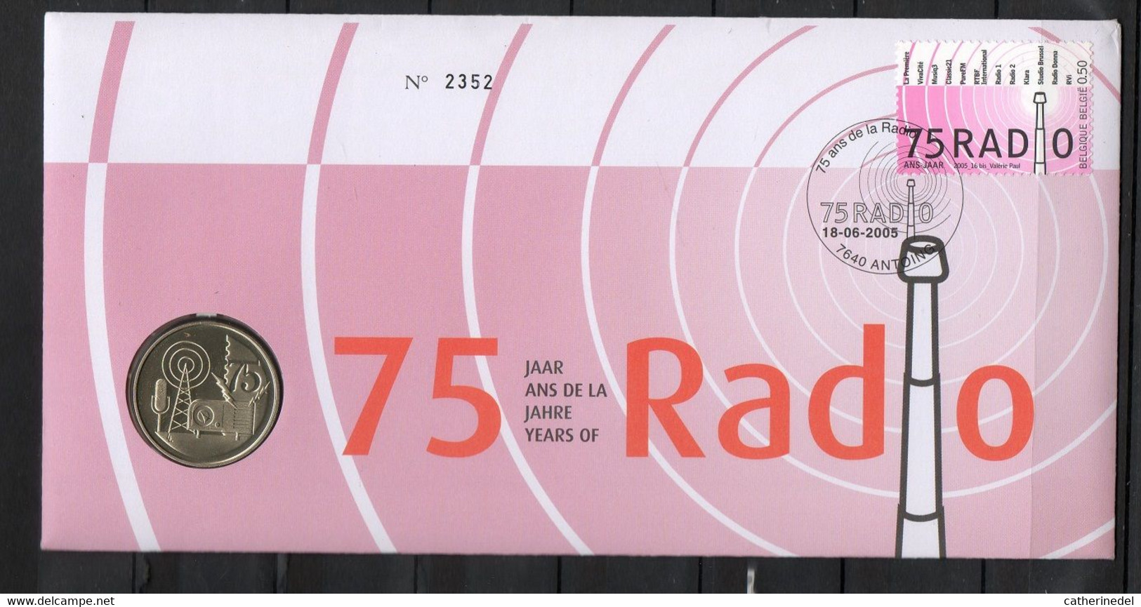 Année 2005 : 3415 - Numisletter : 75 Ans De La Radio - Numisletter