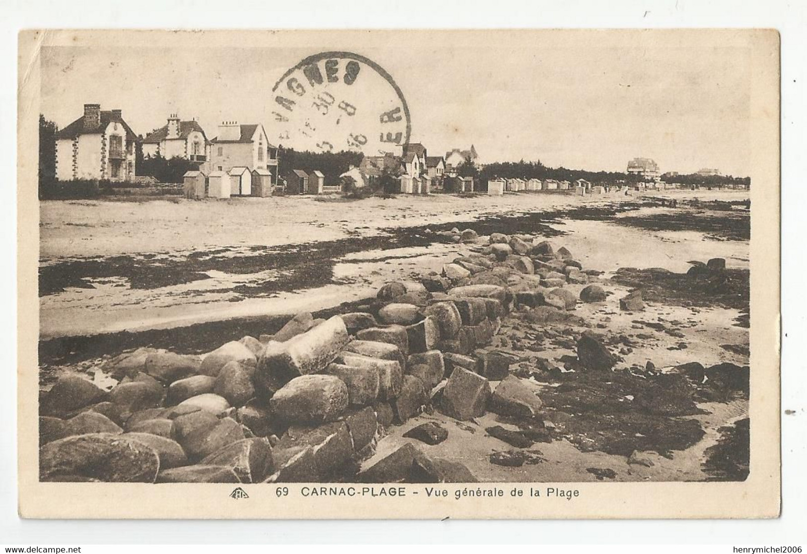 56 Morbihan Carnac Plage Villas De La Plage Villa Vue Générale - Carnac