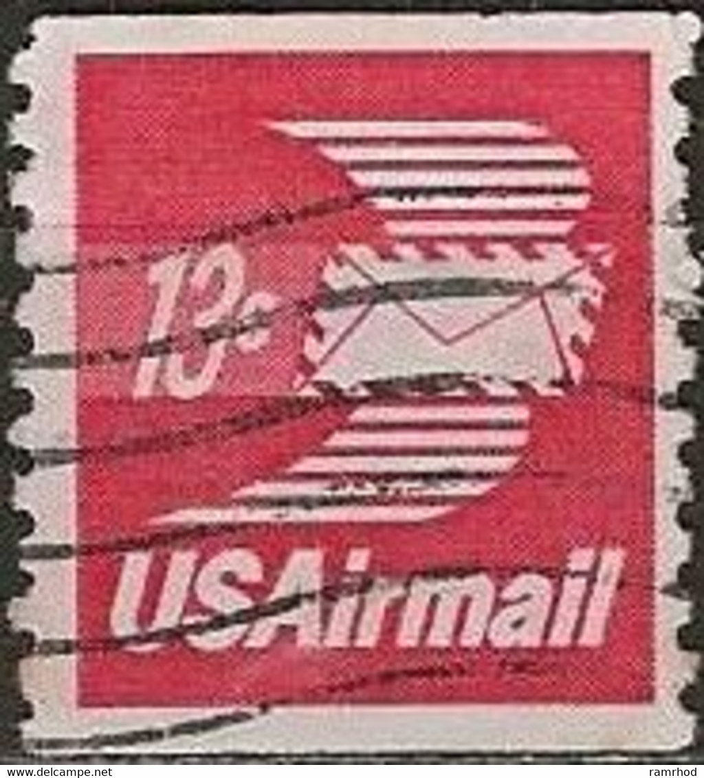 USA 1971 Air. Winged Letter - 13c. - Red FU - 3a. 1961-… Used