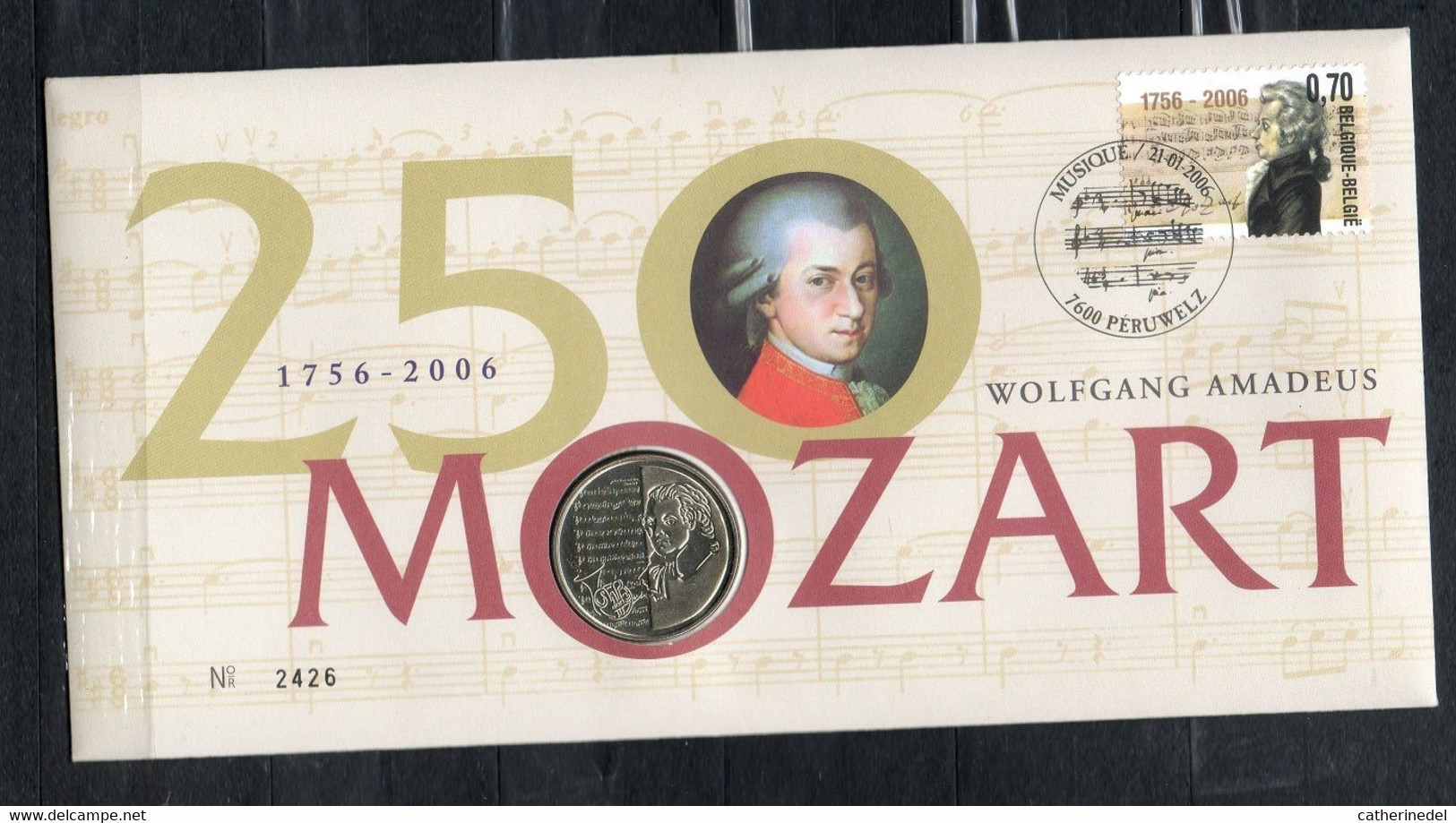 Année 2006 : 3470 - Numisletter : Musique : Wolfang Amadeus Mozart - Numisletters