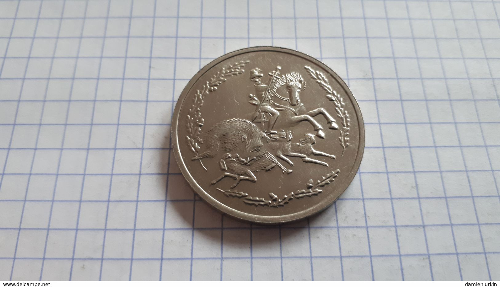 REPUBLIQUE DEMOCRATIQUE ALLEMAGNE GERMANY DEUTSCHLAND RARE MEDAILLE PIEDFORT 30 ANS CHASSE SOCIALISTE (LIRE DESCRIPT) - Profesionales/De Sociedad