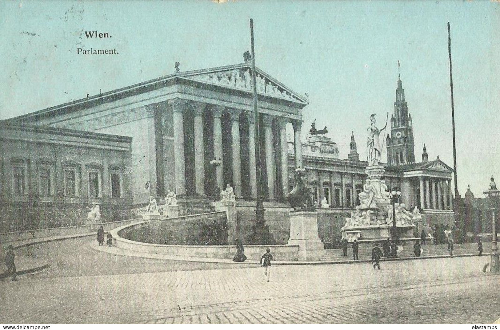 AK AT WIEN 1906 PARLAMENT - Belvédère