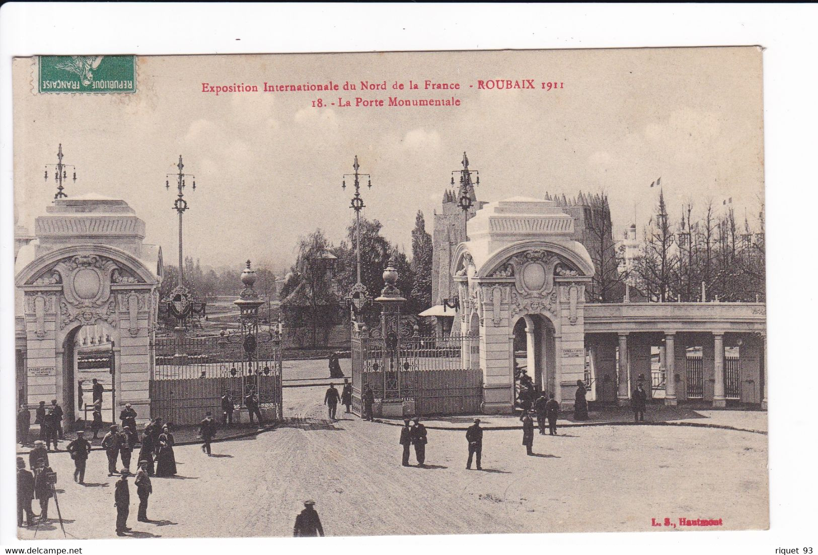 lot 8 cp-Exposition internationale du Nord de la France. ROUBAIX 1911- Vues diverses (voir scans)