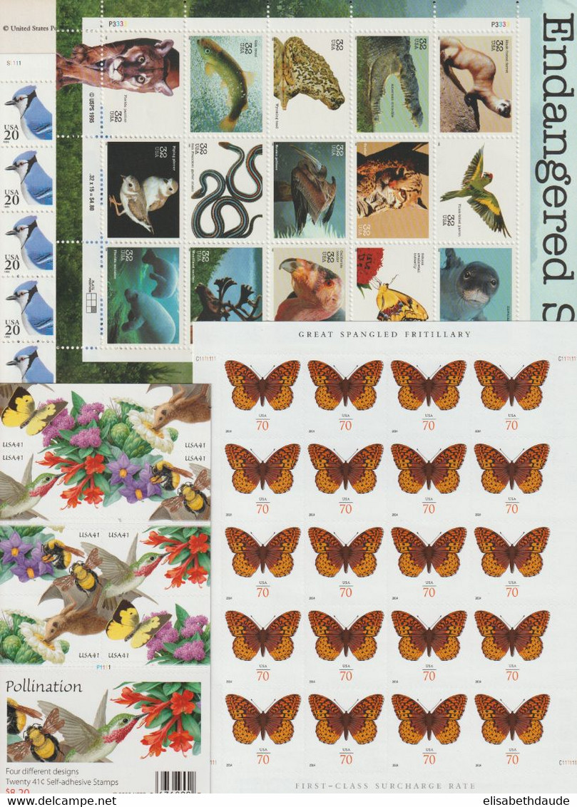 USA - ANIMAUX / ANIMALS / TIERE ! COLLECTION FEUILLES ** MNH - 6 PAGES ! - Sammlungen