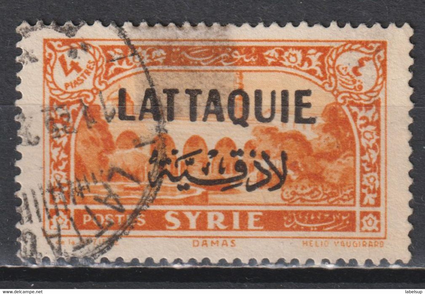 Timbre Oblitéré De Lattaquié De 1931 N°11 - Used Stamps