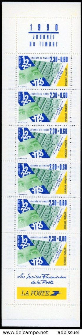 BC 2640 A NEUF TB / 1990 Journée Du Timbre "Métiers De La Poste" / Valeur Timbres : 13.8F Soit 2.1€ - Stamp Day