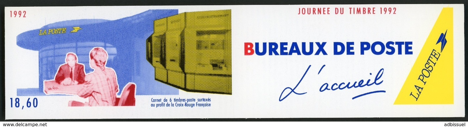 BC 2744 A NEUF TB / 1992 Journée Du Timbre "Bureaux De Poste, L'acceuil" / Valeur Timbres : 15F Soit 2.29€ - Stamp Day