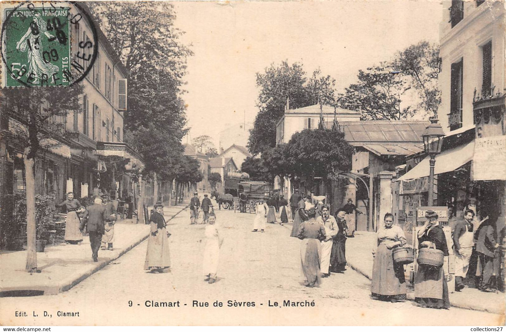 92-CLAMART- RUE DE SEVRES LE MARCHE - Clamart