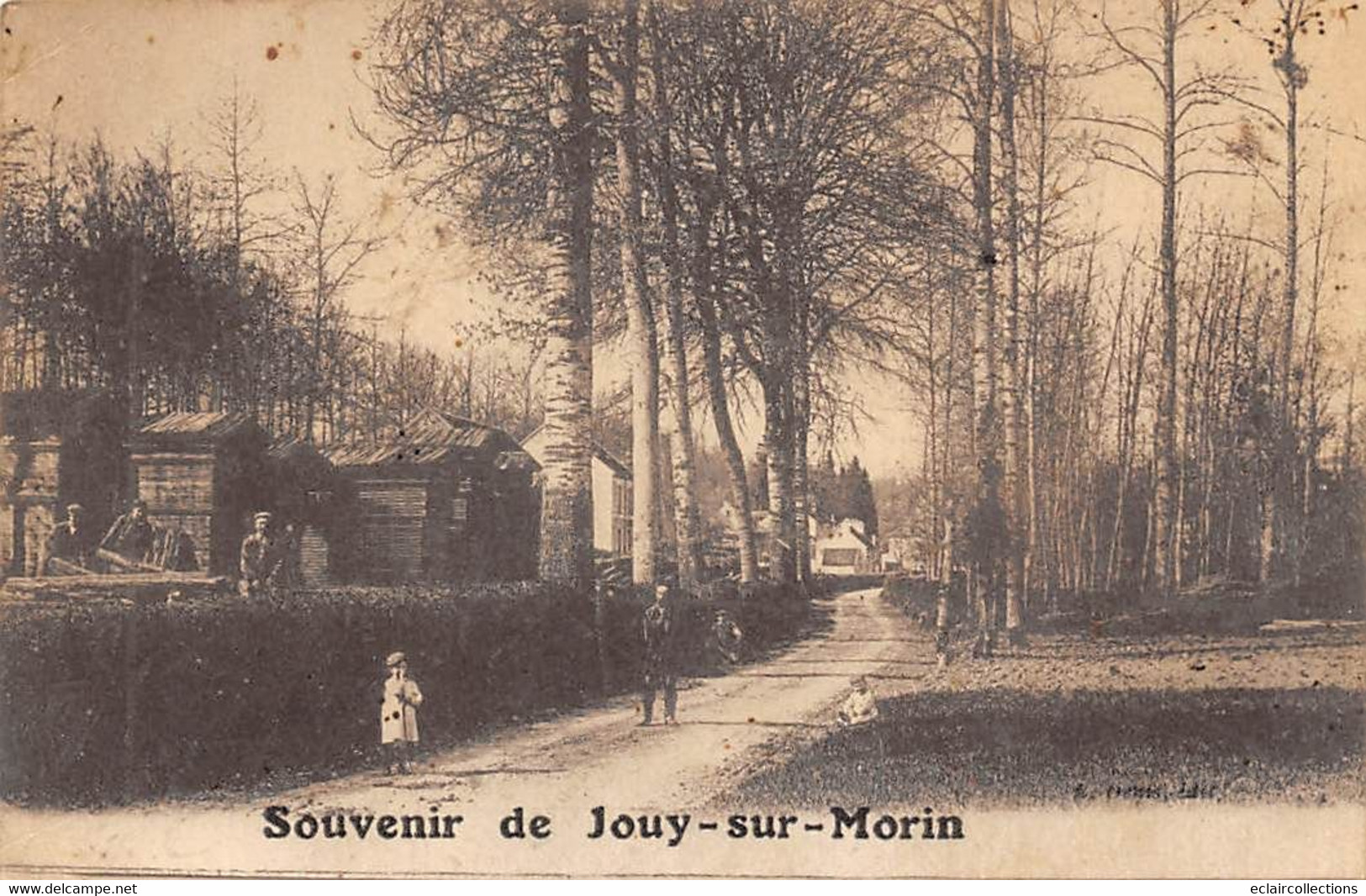 Jouy Sur Morin               77         Souvenir De... Une Allée            (voir Scan) - Andere & Zonder Classificatie