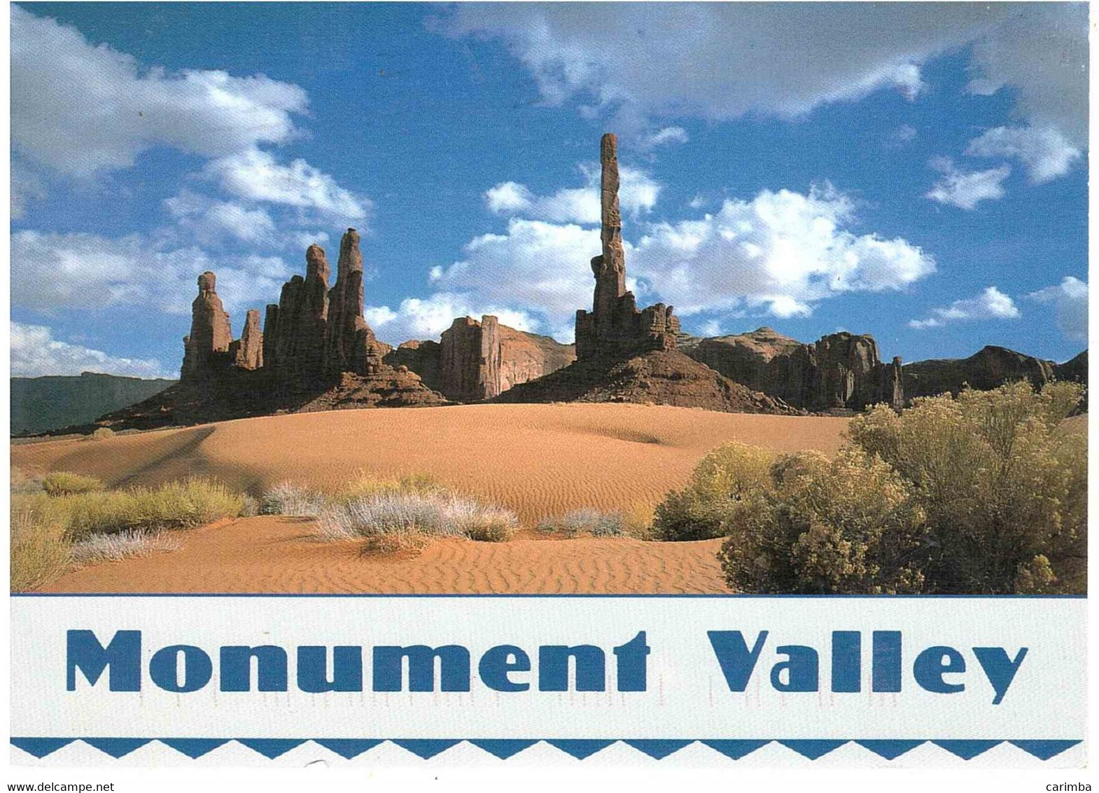 CARTOLINA PER ITALIA MONUMENT VALLEY - Monument Valley