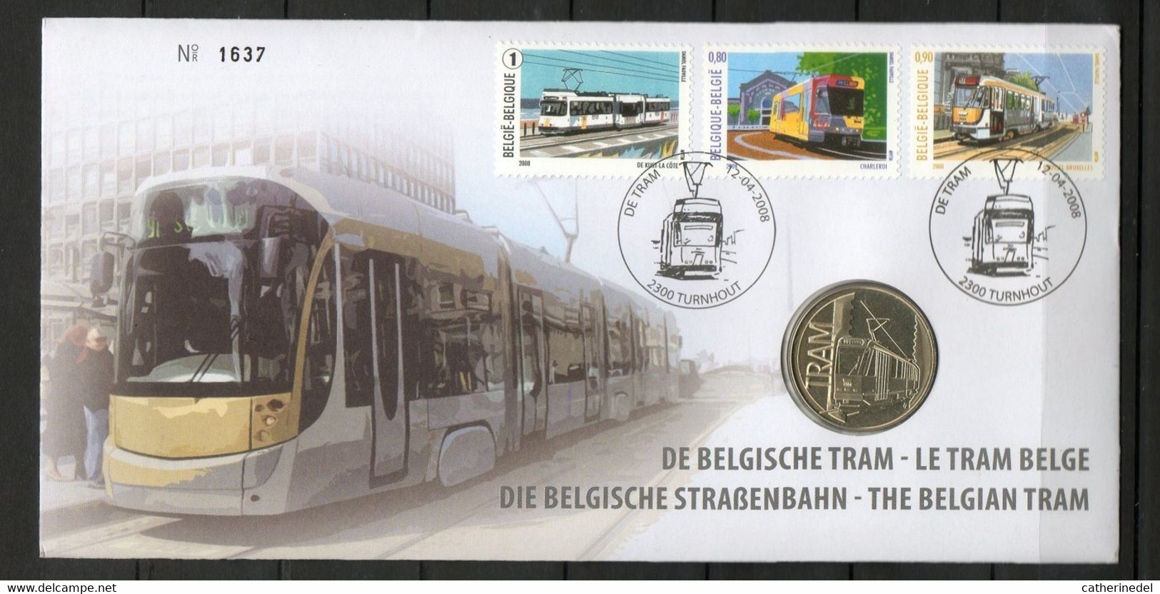 Année 2008 : 3772-3772  - Numisletter : Le Tram Belge - Numisletters