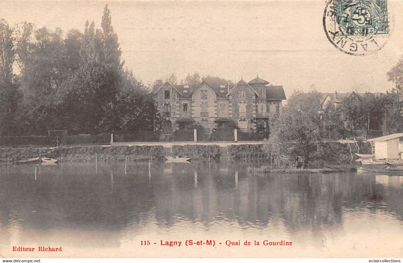 Lagny Sur Marne               77        Quai De La Gourdine      (voir Scan) - Lagny Sur Marne