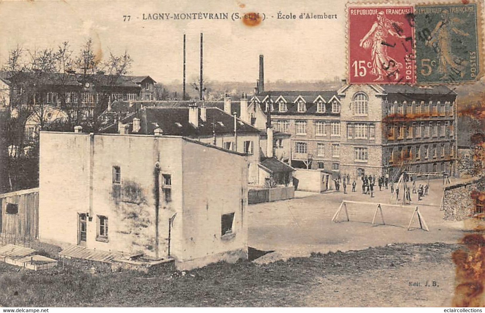 Lagny Sur Marne               77            Ecole D'Alembert               (voir Scan) - Lagny Sur Marne