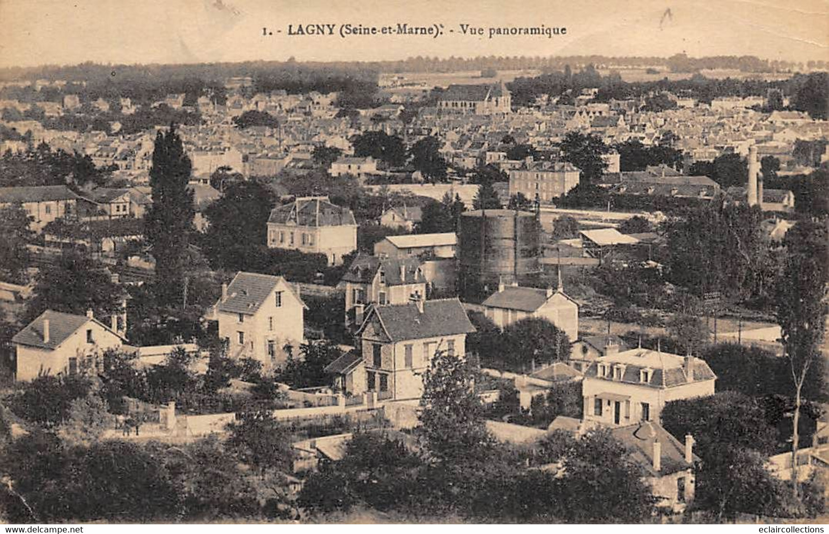 Lagny Sur Marne               77           Vue Panoramique   N°1                  (voir Scan) - Lagny Sur Marne