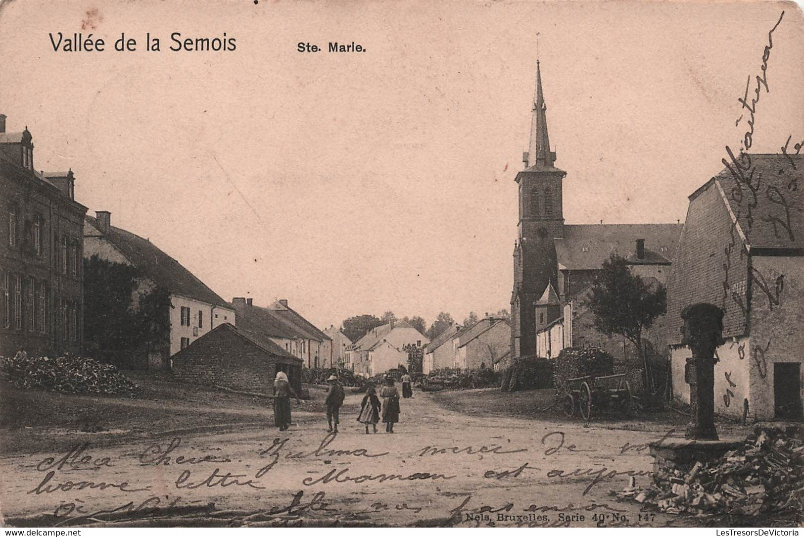BELGIQUE - Vallée De La Semois - Ste Marie - Animé - Carte Postale Ancienne - - Autres & Non Classés