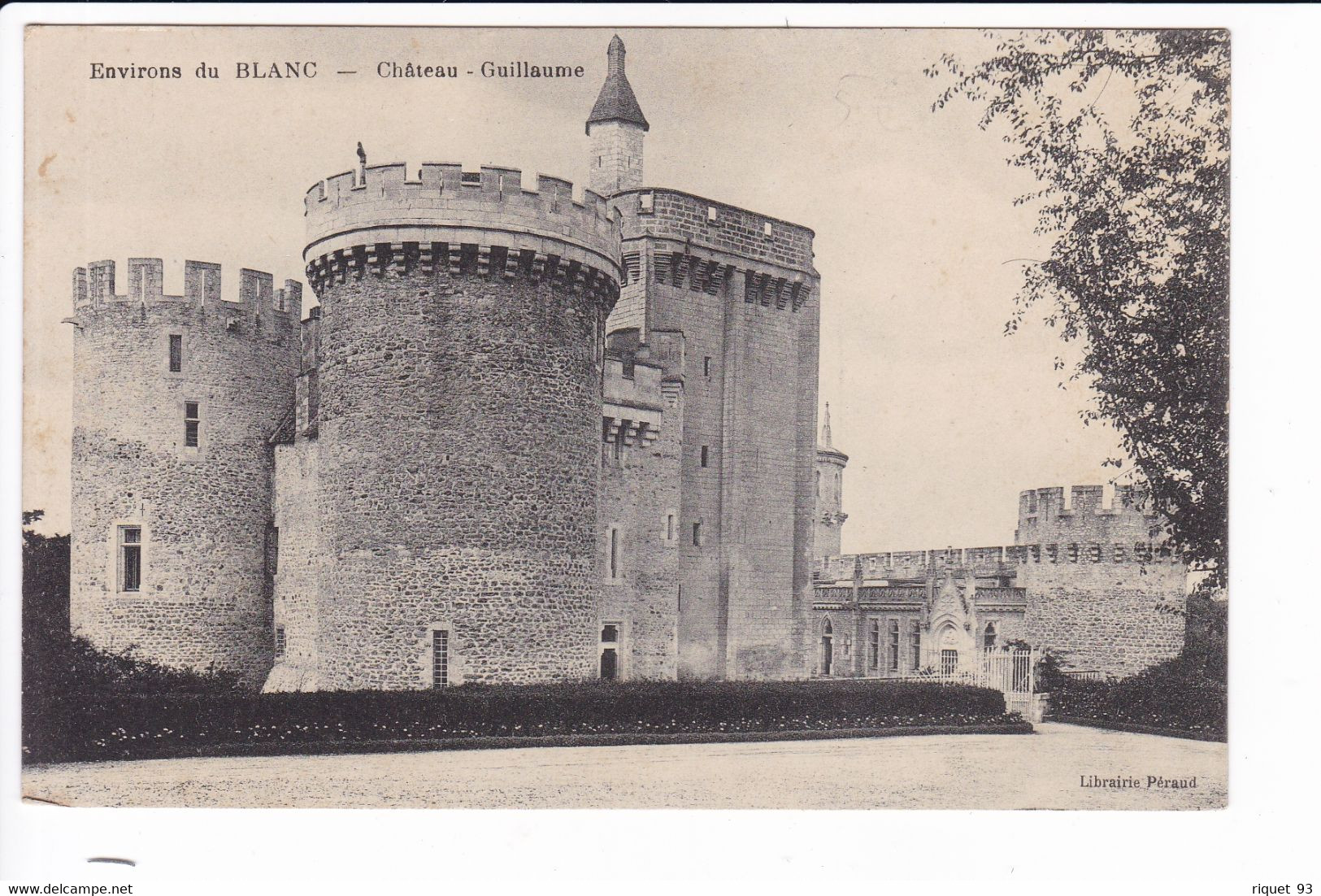 Environ Du BLANC - Château-Guillaume (LIGNAC) 2 Vue Différentes Du Château - Autres & Non Classés