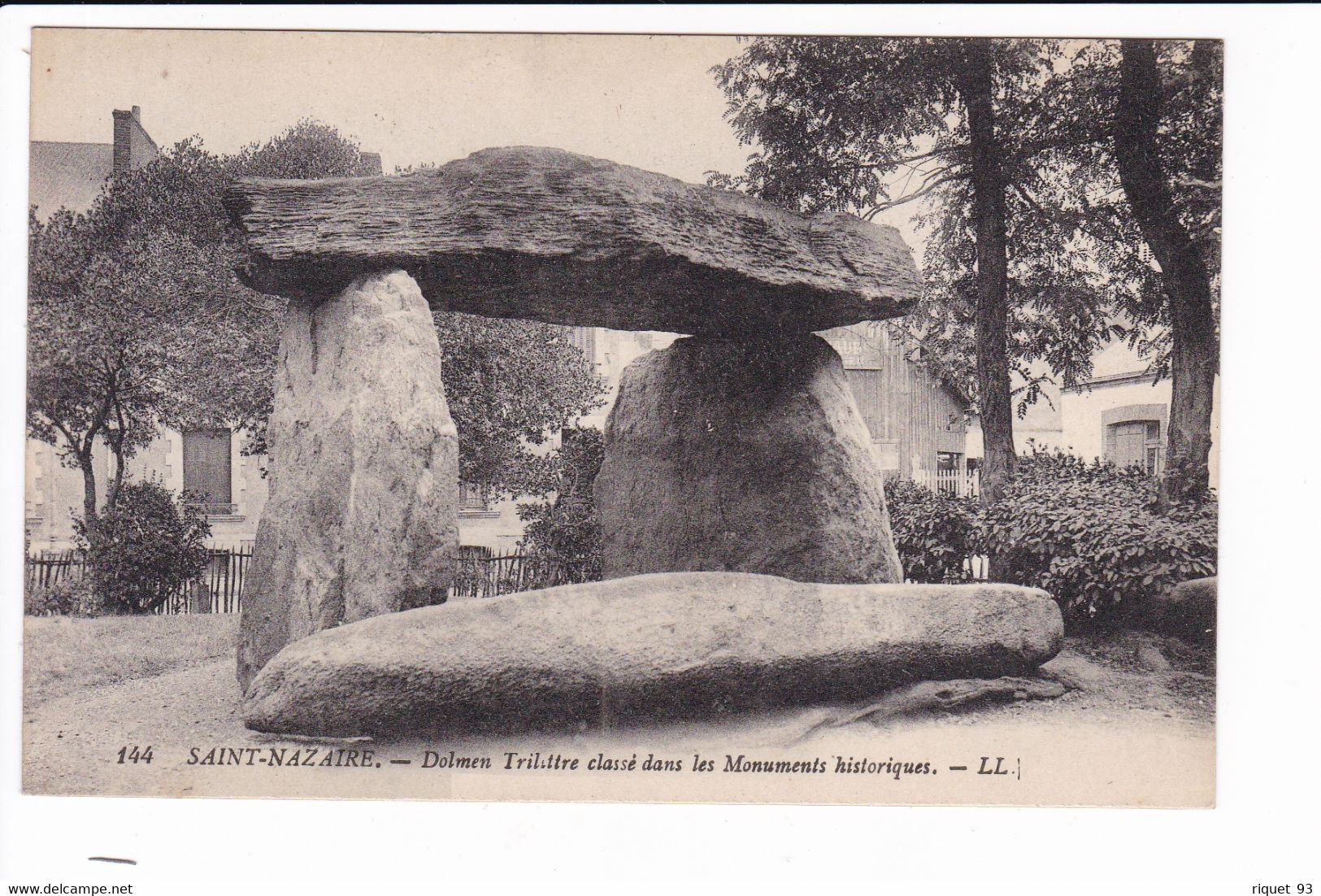 144 - SAINT-NAZAIRE - Dolmen Trilittre Classé Dans Monuments Historiques - Saint Nazaire