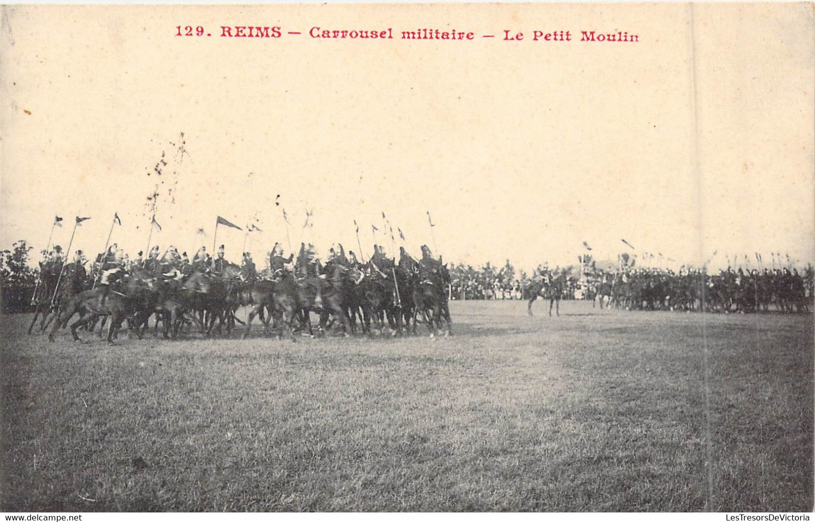 FRANCE - 51 - Reims - Carrousel Militaire - Le Petit Moulin - Carte Postale Ancienne - Reims