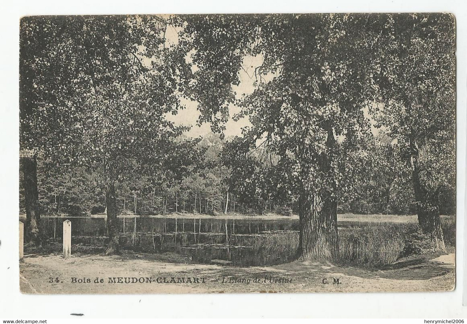 92 Hauts De Seine Bois De Meudon Clamart L'étang De L'ursine - Meudon