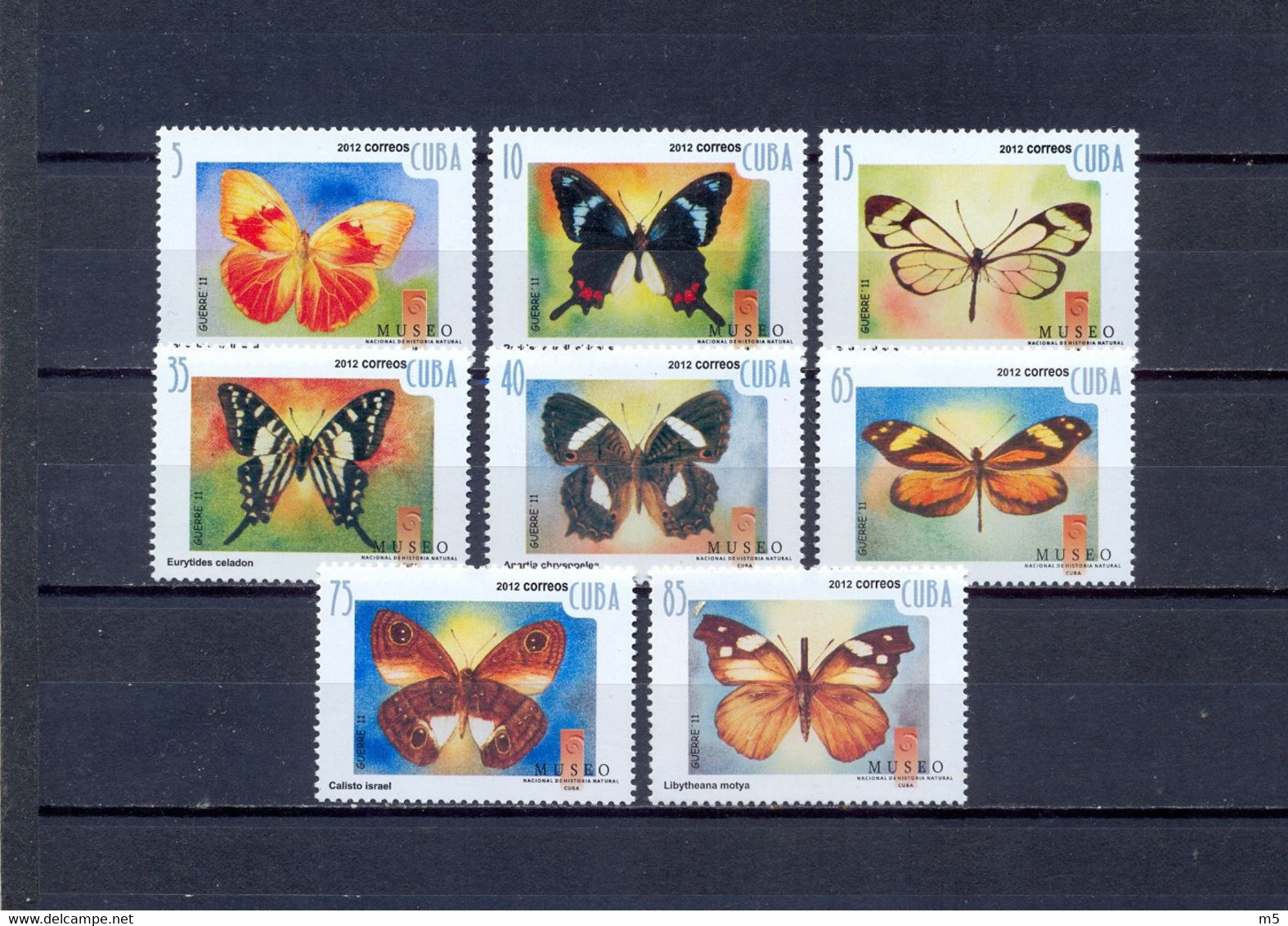 CUBA - MNH - BUTTERLIES - MI.NO.5579/86 - CV = 6,6 € - Used Stamps