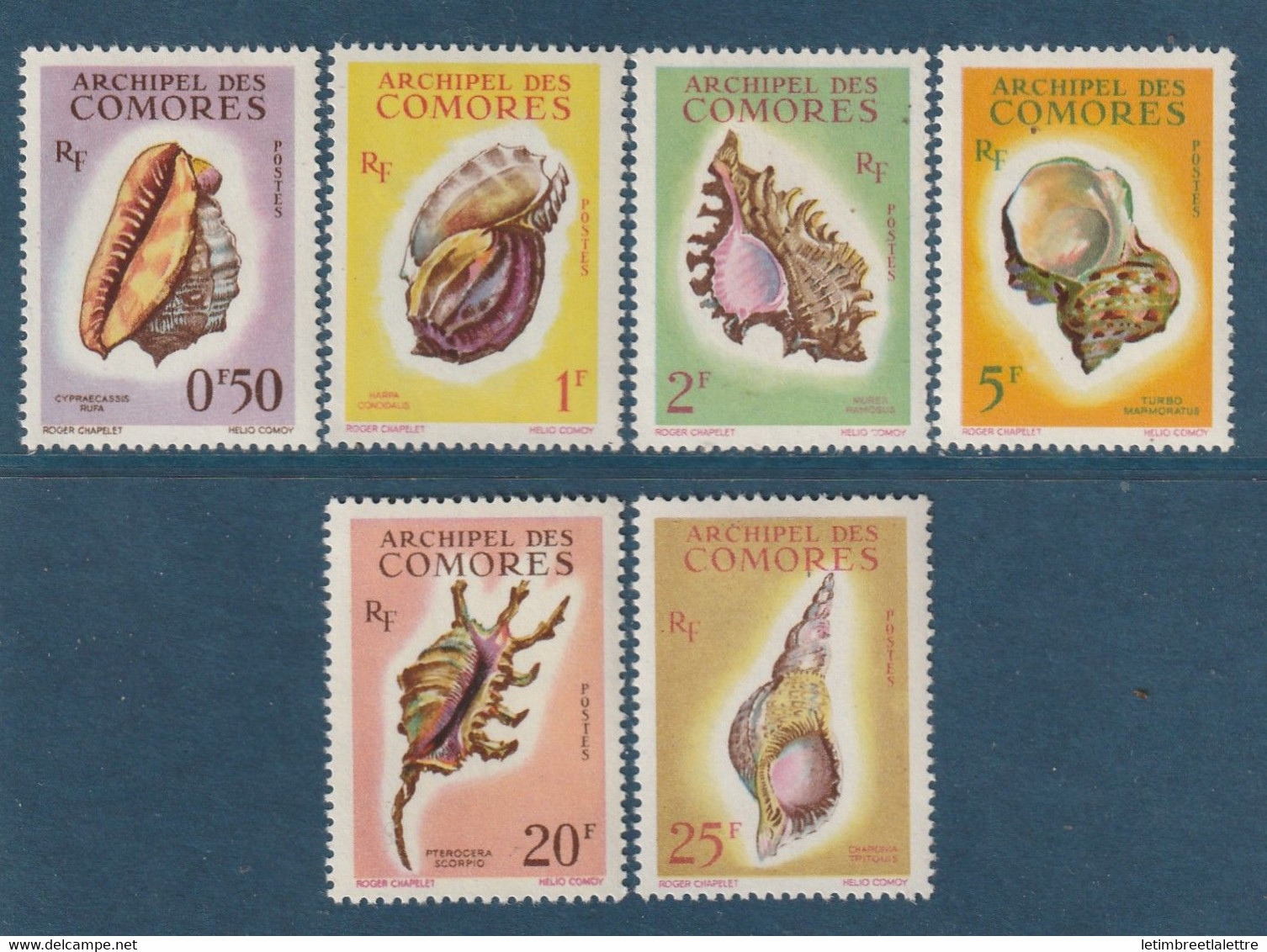 Comores - YT N° 19 à 24 * - Neuf Avec Charnière - 1962 - Unused Stamps
