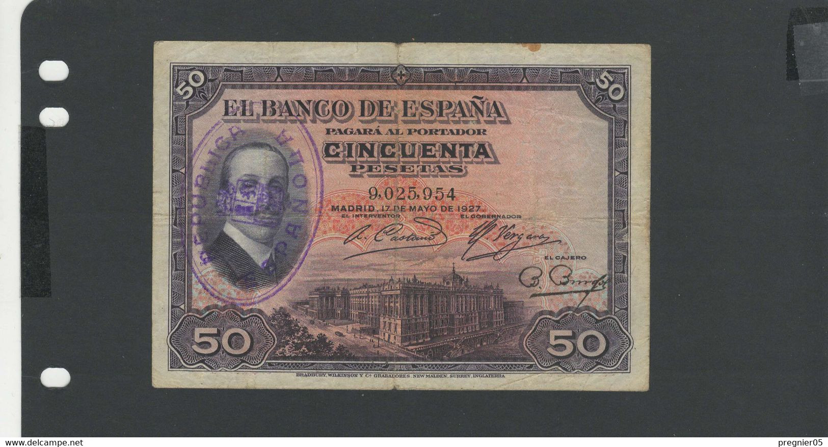 ESPAGNE - Billet 50 Pesetas 1931 TB/F Pick-080 § 954 - 50 Pesetas