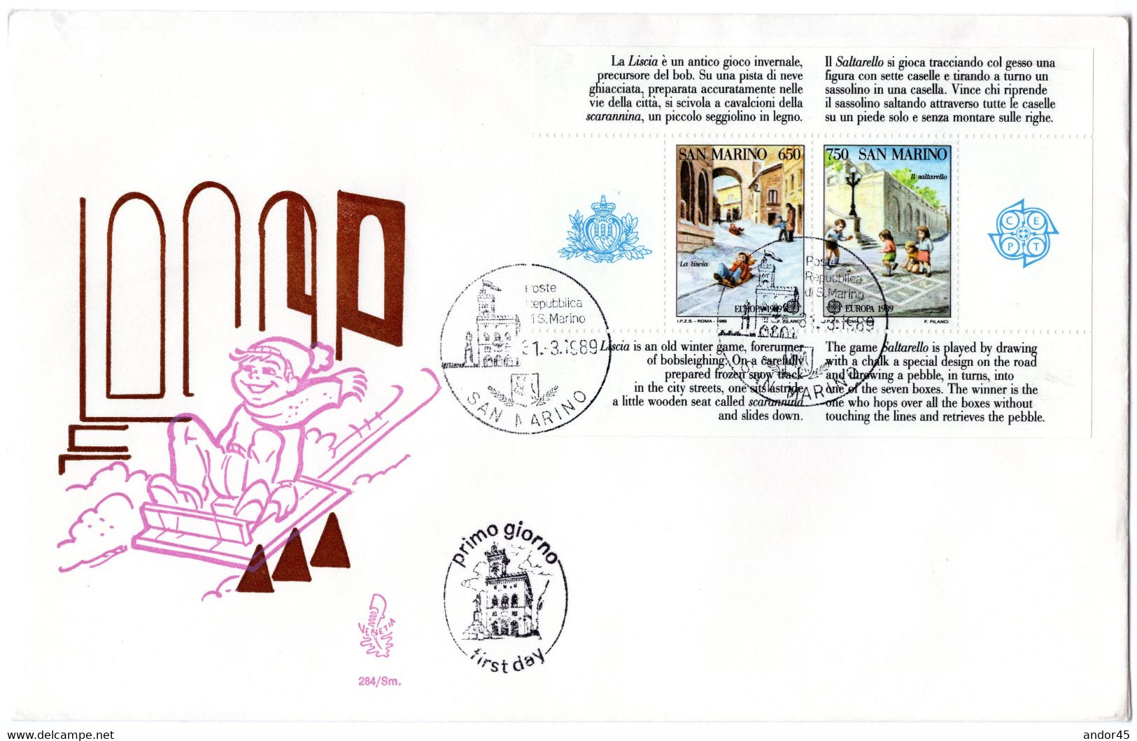 INSIEME DI 11 BUSTE TUTTE FDC VENETIA SERIE COMPLETA  "EUROPA UNITA "+ S.265"BICENT.DELLA RIVOLUZ.FRANCESE."+ " AIA 1885 - Storia Postale