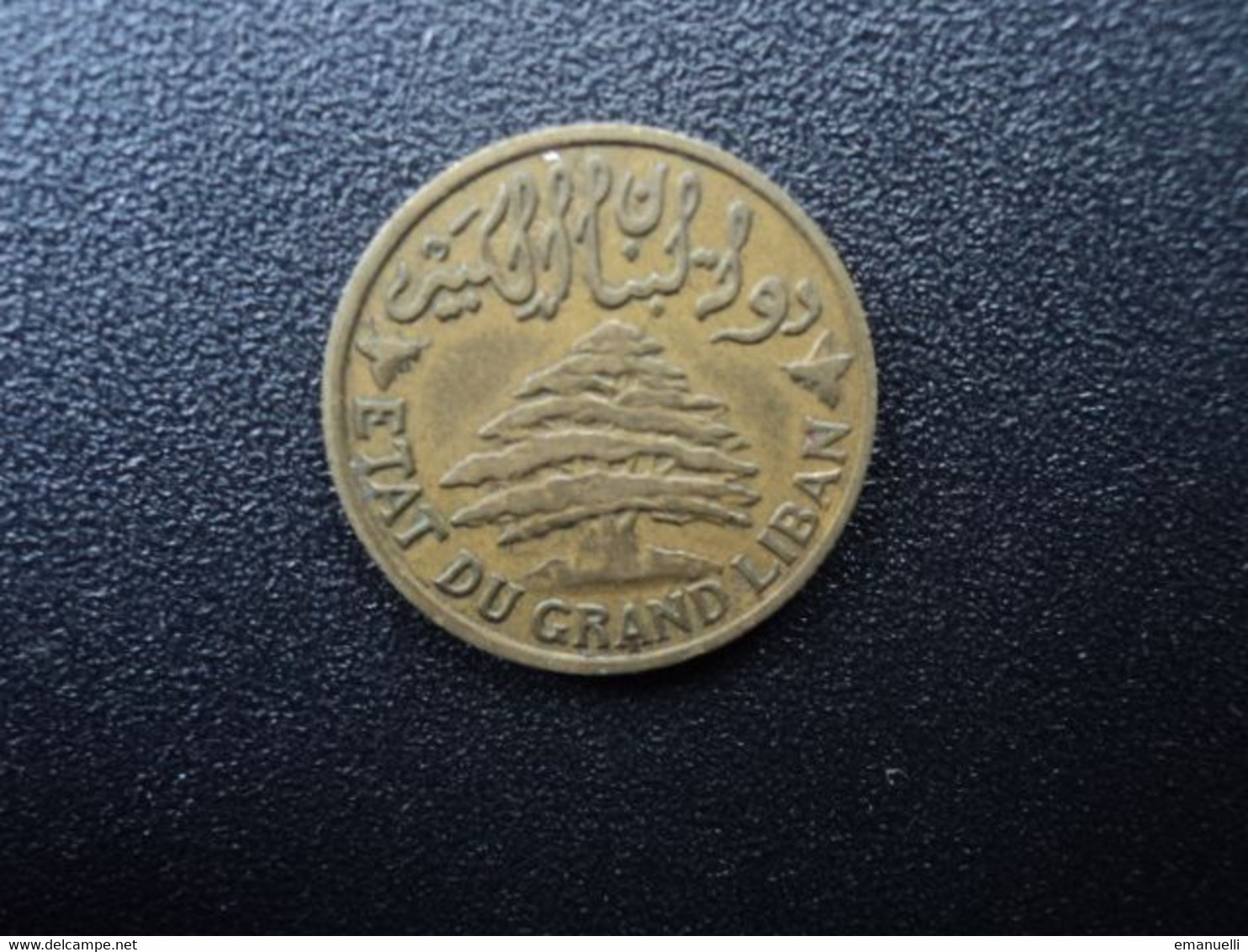 LIBAN SOUS MANDAT FRANÇAIS * : 5 PIASTRES  1933  G.29 / KM 5.2    TTB - Libanon