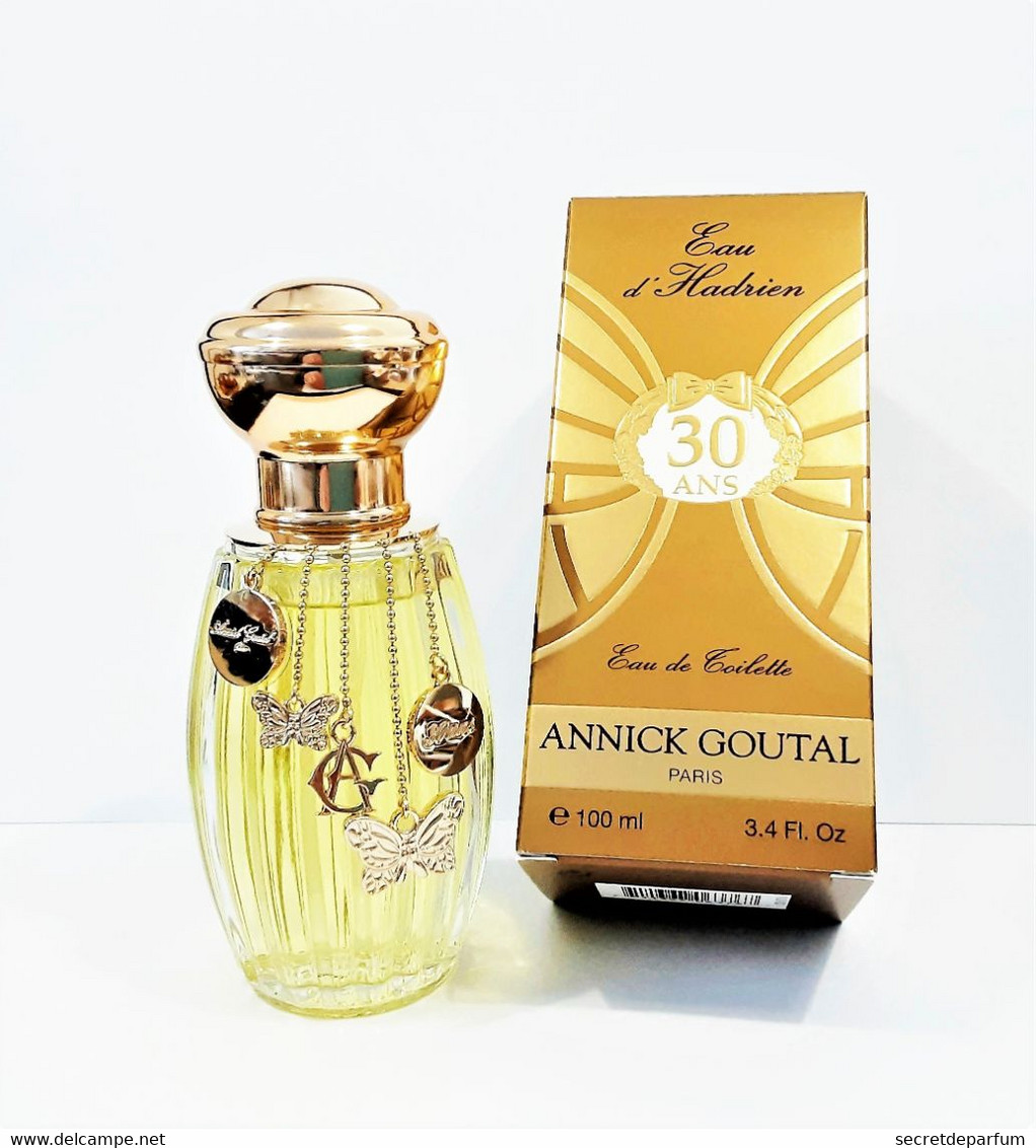 FLACON De Parfum Neuf ANNICK GOUTAL Eau De Toilette EAU D'HADRIEN 30 ANS De  100 Ml   + Boite - Mujer