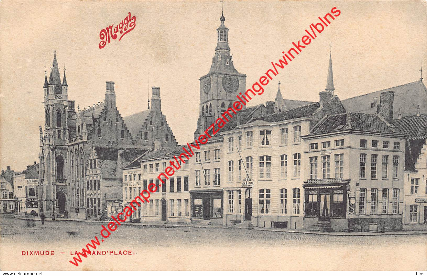 Dixmude - La Grand'Place - Hotel Le Casino - Café De La Paix - Diksmuide - Diksmuide