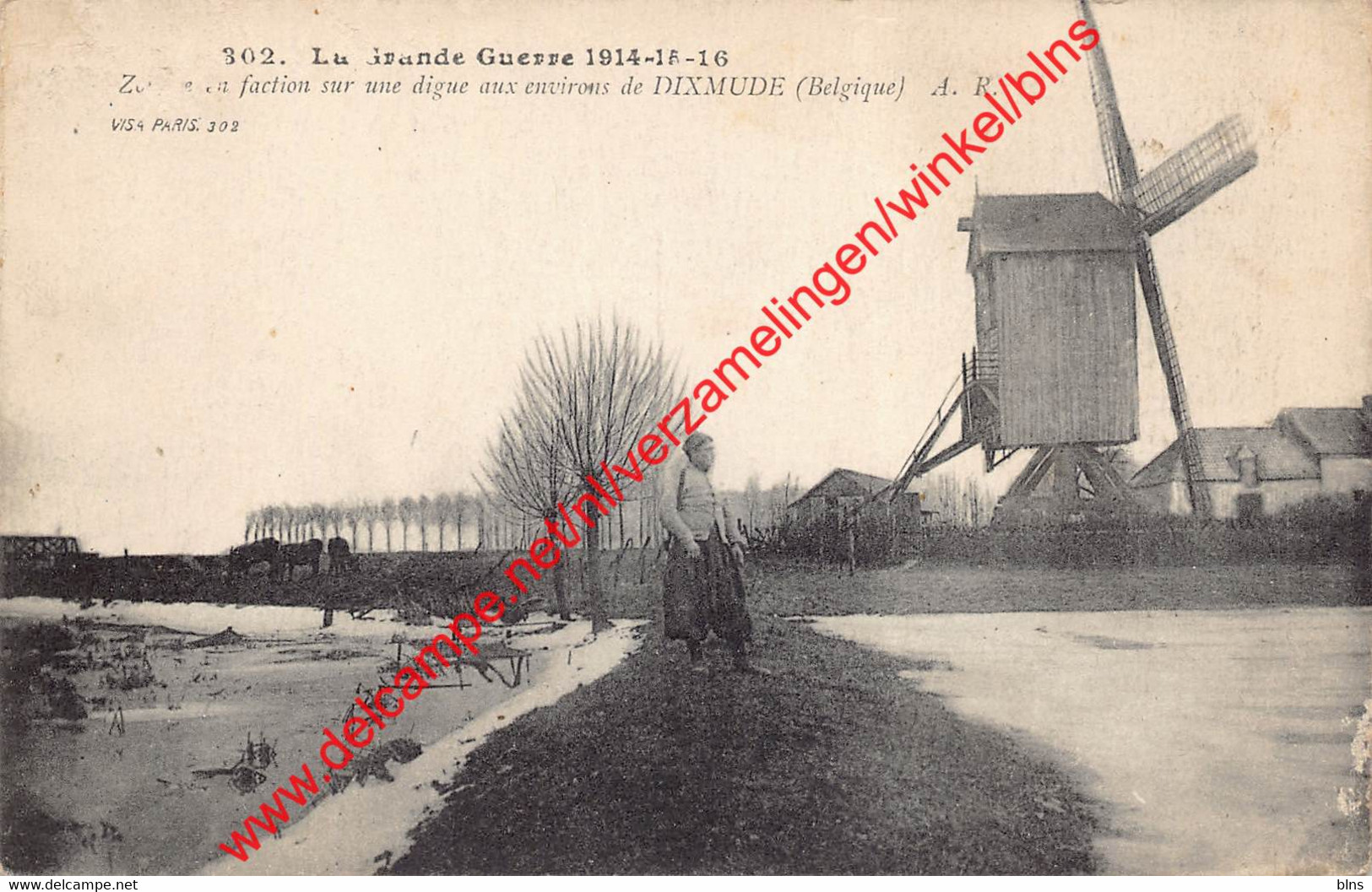 Une Digue Aux Environs De Dixmude - Molen - Diksmuide - Diksmuide