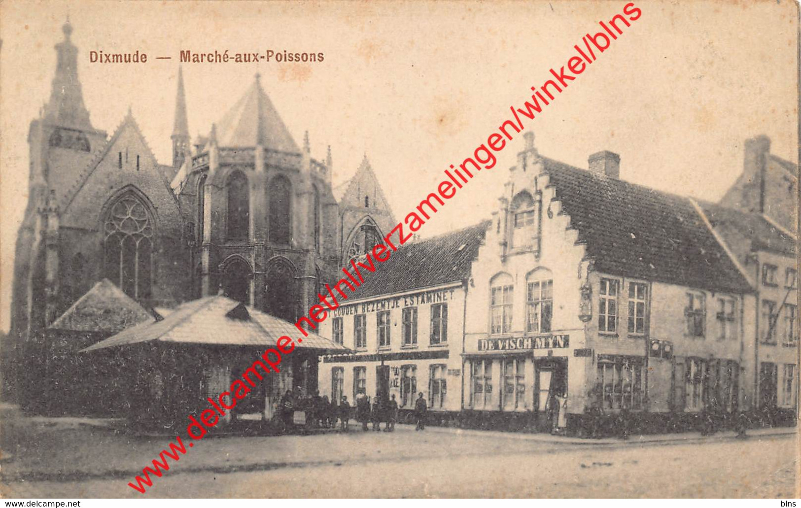 Dixmude - Marché-aux-Poissons - 't Gouden Bezemtje Estaminet - De Vischmyn - Diksmuide - Diksmuide